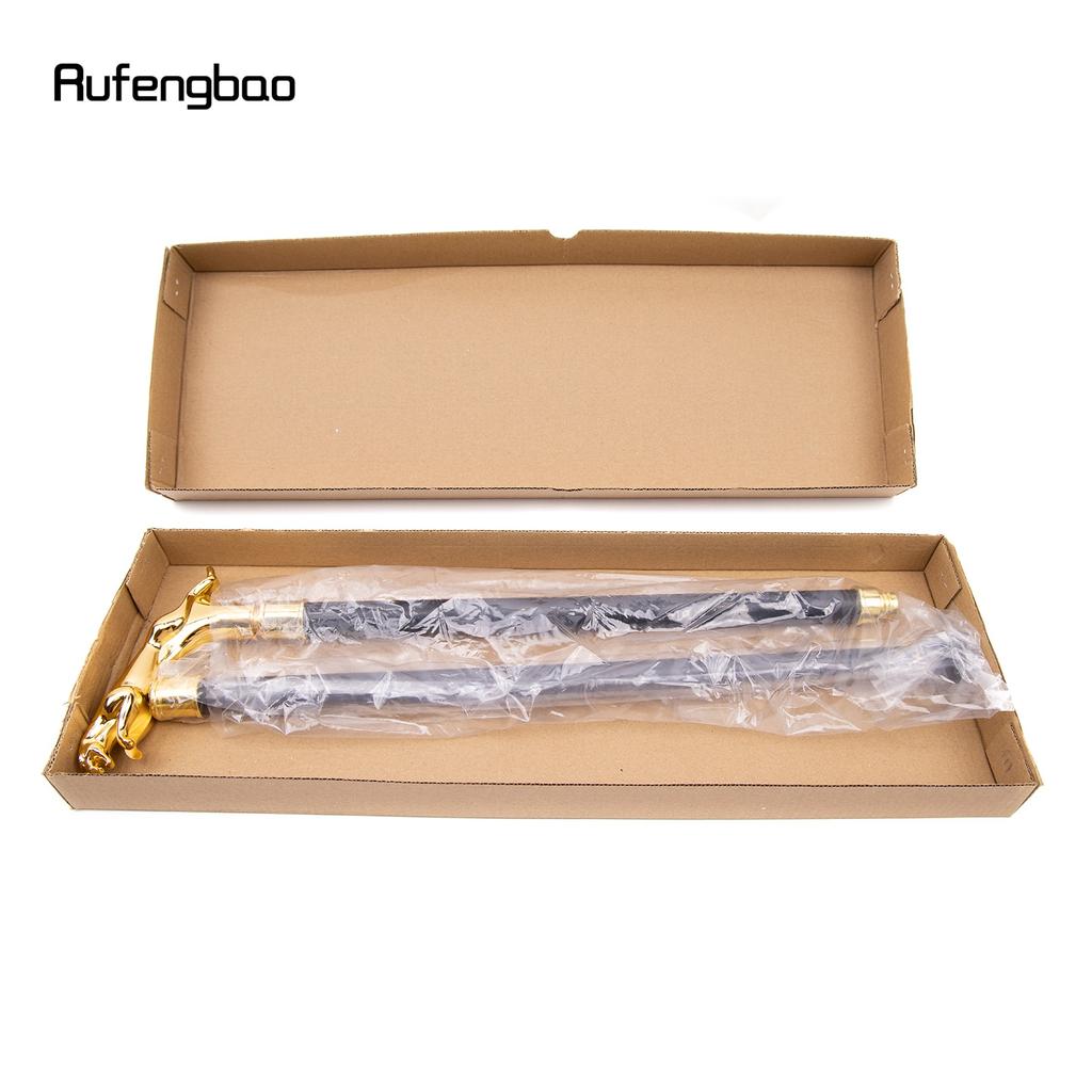 Роскошная золотая леопардовая трость с хвостом, модная трость для вечеринки, декоративная трость, элегантная ручка-трость, трость 93 см