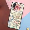 Ретро Открытка Штампы Паспорта Чехол Для Xiaomi Redmi Note 14 13 Pro 12 11 9 10 9S 10S 11S 12S Redmi 14C 10C 12C 13C Чехол