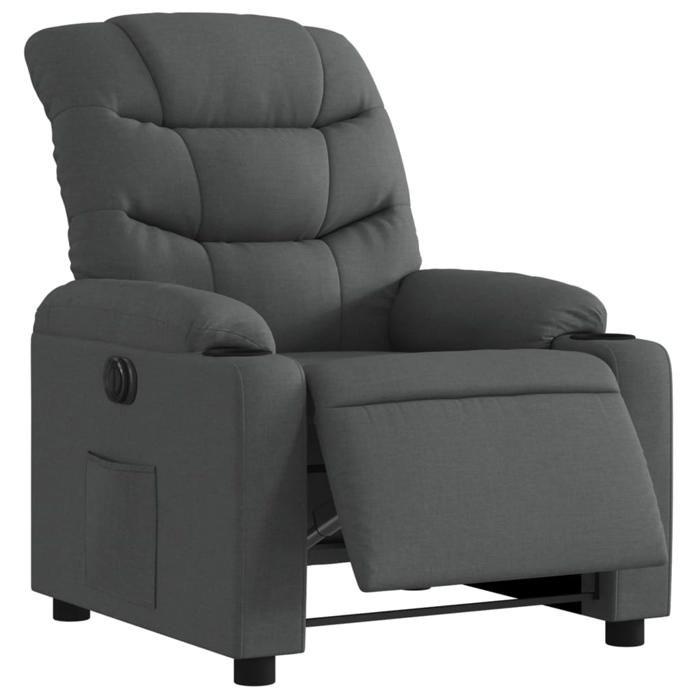 VidaXL Fauteuil Inclinable Électrique, Chaise de Relaxation avec Dossier, Siège avec Accoudoirs, Fauteuil TV de Salle de 3206628