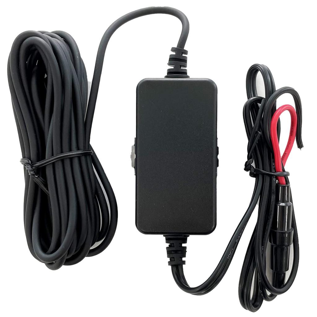 Yupiteru OP-E1160 Drive Recorder Direct Power Supply Cord Compatible with 12/24V Vehicles, Approx. 14.8 Ft (4 M)