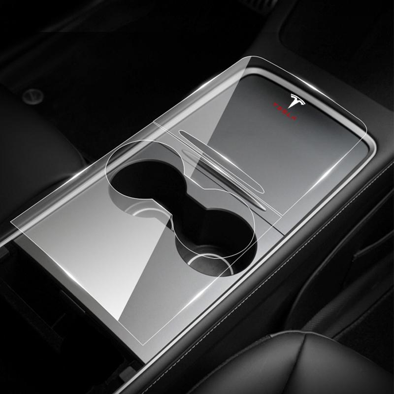 ymbfz0 Center console panel sticker For Tesla Model 3 Y 2021 2022 Central control cover car interior accessories