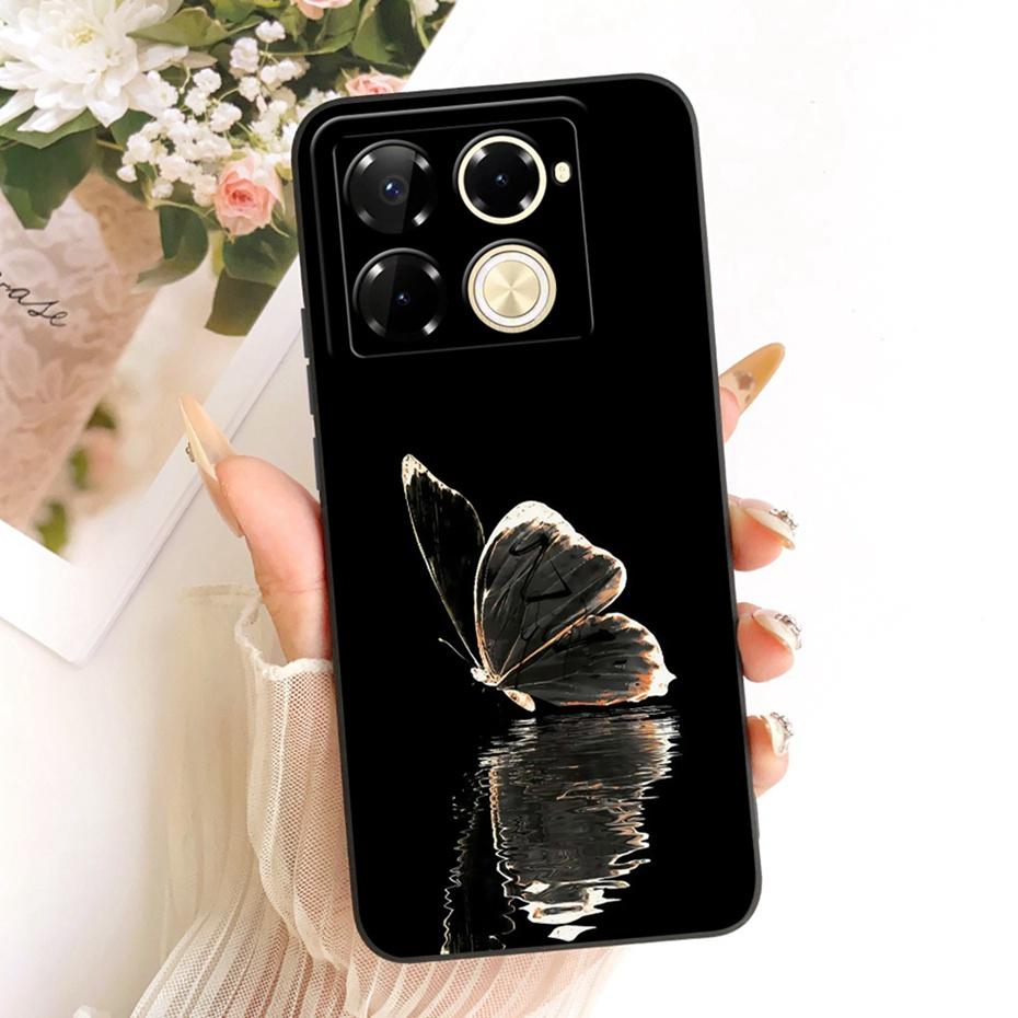 Милый Чехол для Телефона с Принтом Для Infinix Note 40 Pro Plus 5G 4G Note40 Note 40Pro+ Мягкий Силиконовый Ударопрочный Чехол Защитные Чехлы Бамперы