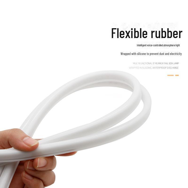 Ультратонкая светодиодная лента RGB для автомобиля, управление через приложение, 12 В/24 В, фантазийные цвета с эффектом потока воды