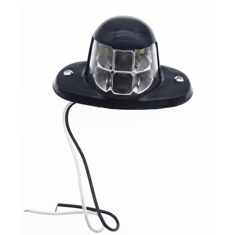 Универсальный фонарь подсветки номерного знака 12 В/24 В 6 светодиодов для легковых автомобилей, автофургонов, грузовиков, прицепов, ступенек, белый