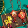 Embroidery Zodiac Mascot Pendant Blessing Car Hanging Pendant Horse Incense Bag  Spring Festival