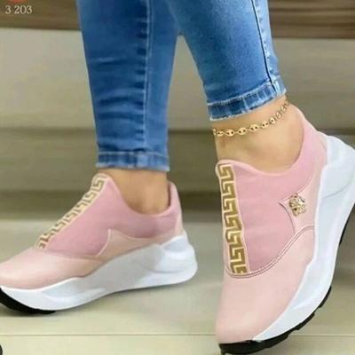 Летние спортивные туфли с круглым носком для женщин в стиле пэчворк, повседневные одинарные туфли