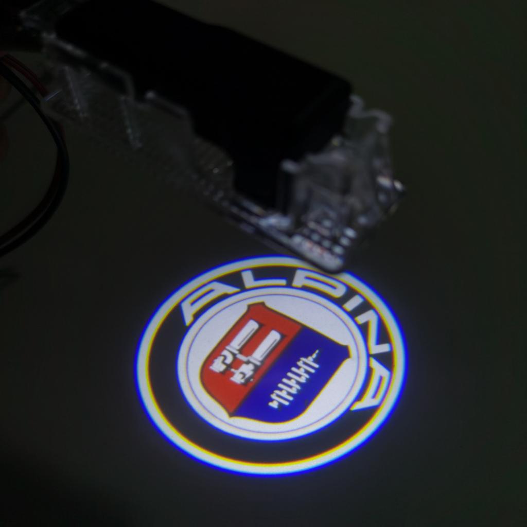 2 шт. F90 E60 F10 ALPINA Подсветка двери M2 M4 M5 ALPINA Теневая подсветка Светодиодная подсветка салона для BMW X5 X3 F90 E36 E46 E87 Подсветка двери BMW