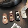 Fan Jieya Cartoon Bag Head Cool Slippers Women's Wear 2025 Summer Cheese Crackers Mary Jane Hole Catfish Shoes