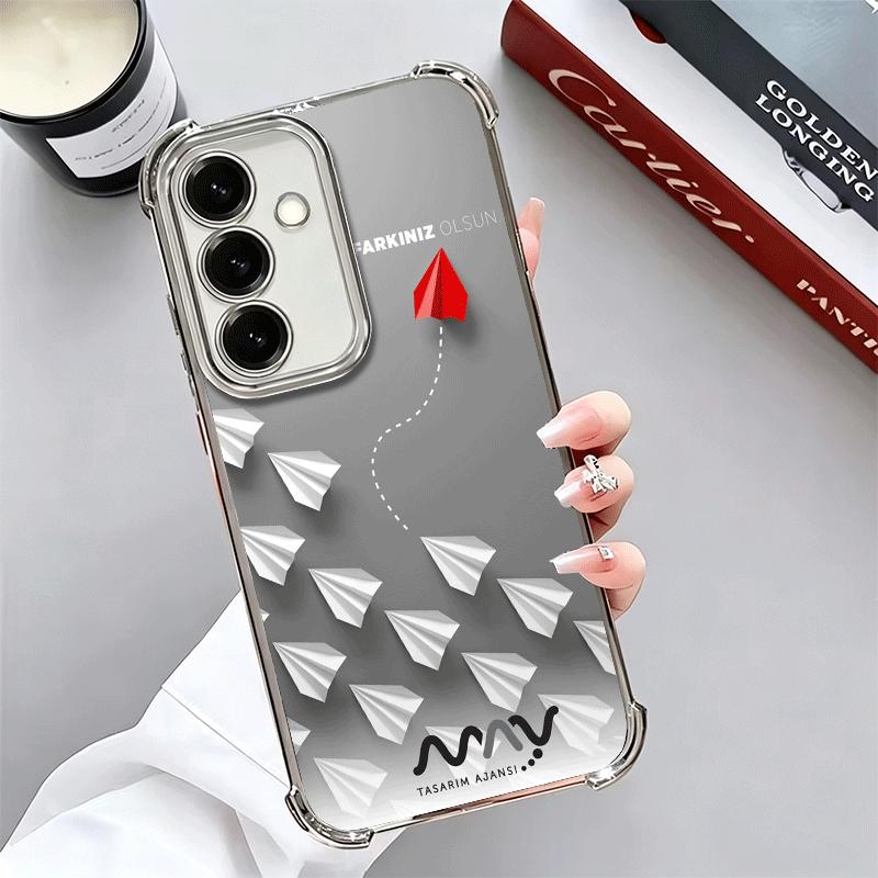 Бумажный Самолет Лодка Мечта Мягкий Чехол Для Телефона Для Samsung A17 A27 A07 A37 A57 A16 A56 A15 A55 A14 A54 A13 A53 A26 A36 A25 A35 A24 A3