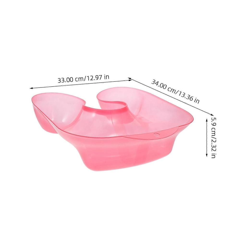 Plastic Hair Styling Shampoo Tray Catching Perm And Dye Solutions For Barbershop Use 1Set