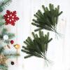 24Pcs Artificial Pine Needle Branches Faux Leaves Sprigs Flower Arrangements Party Picks