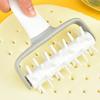 1 Set Pizza Dough Roller Cutter Multifunction Baking Tool PP Lace Cutter Flat Cutter Rolling Pin Pizza Punch for Restaurant