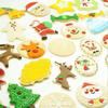 14Pcs/set Stainless Steel Christmas Biscuit Cutter Set Gingerbread Man Christmas Tree Snowflake Cookie Mold Cookie Stamp