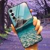 For Samsung A55 5G Case A05s Tempered Glass Cover Bumper for Samsung Galaxy S22 Plus S21 Phone Shell on for GalaxyA55 Cases