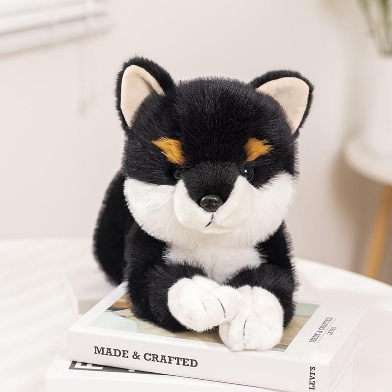 Реалистичная плюшевая кукла собаки Милый сибирский хаски Мягкая игрушка для дней рождения