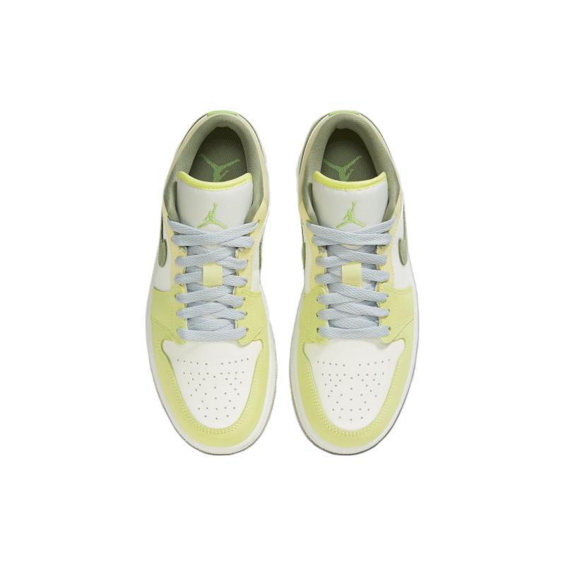 Jordan 1 Низкий Парус Белый Масло Зеленый Женский Jordan FD9906-131