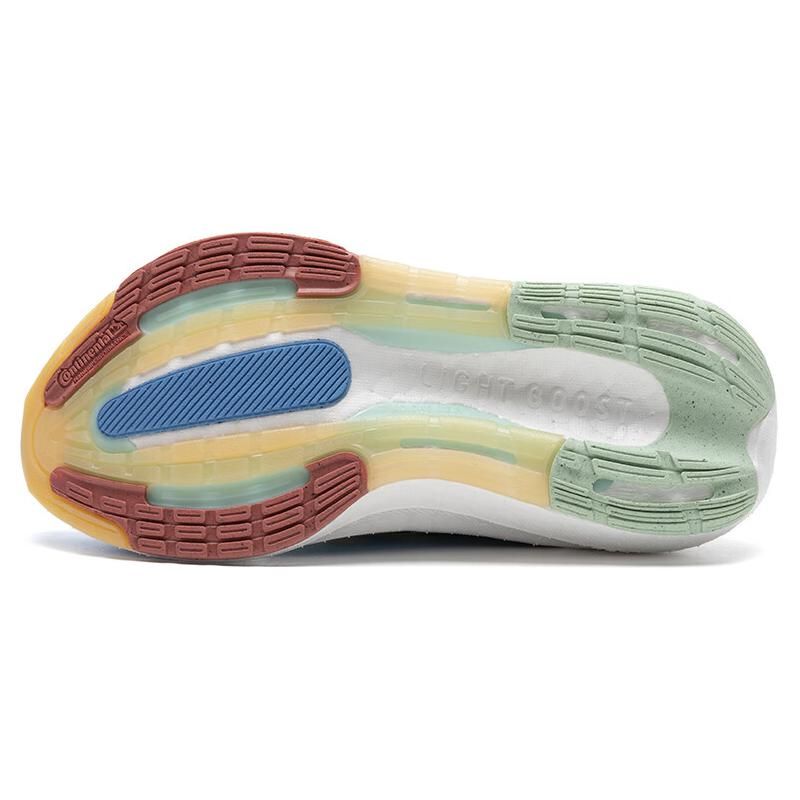 Adidas UltraBoost Light Red Blue Mismatch Unisex Sneakers Multi-Color Blue-Burst Yellow IE8488