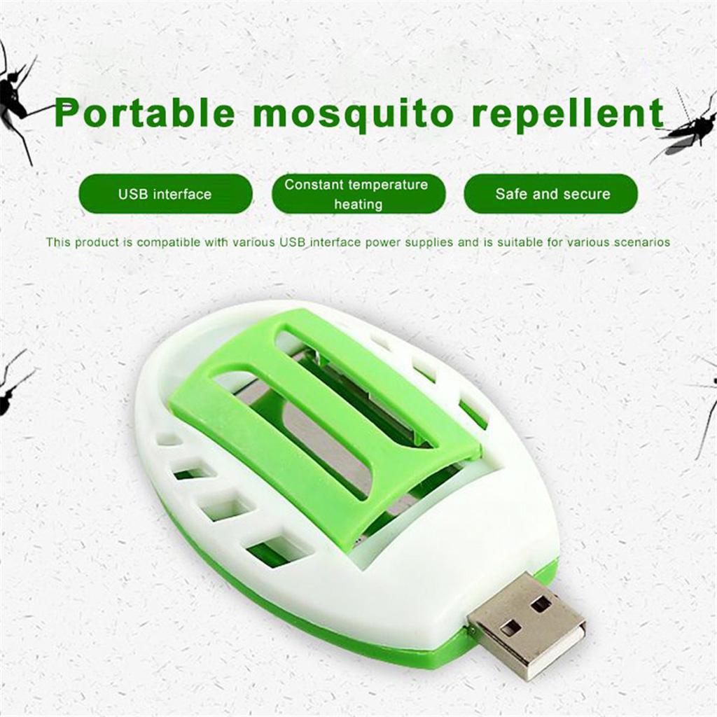 USB Mosquito Killer Электрический отпугиватель комаров Портативный безопасный летний обогреватель для сна Репеллентный нагреватель благовоний для насекомых