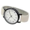 Fieldwork Women's Analog Watch with Metal Band and Accordion Strap, Stainless Steel, Simple Design, Greco Beige, ST300-1