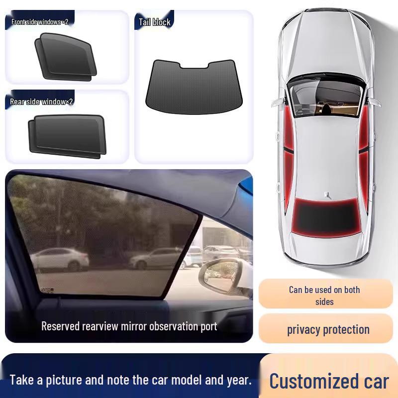 Магнитные шторки-сетки для Nissan X-Trail с защитой от света и жары