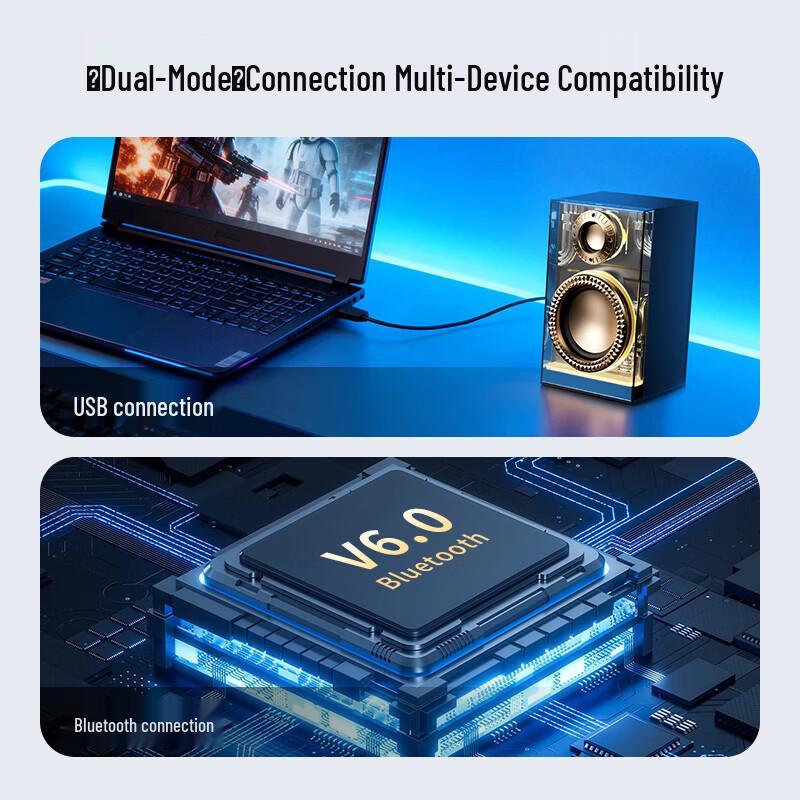 Игровые настольные колонки Soaiy SD-95 Штекер CN (адаптер в комплекте) (Китайская версия)