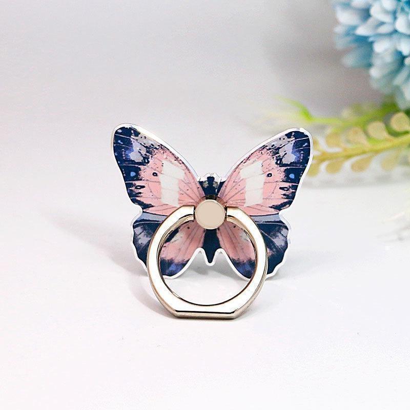 1pc Luxury Universal Beautiful Butterfly Mobile Phone Handle Holder Suitable Mobile Phone Ring Holder Mobile Phone Holder 5
