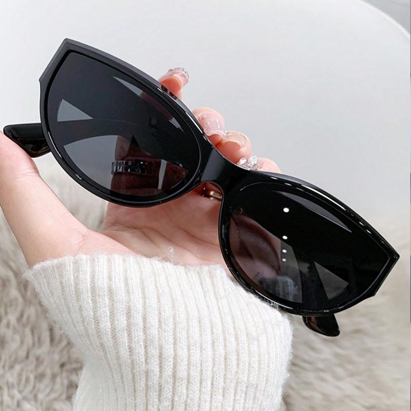 Fashion Men Small Cat Eye Sunglasses Vintage Brand Designer Eyeglasses Female Summer Sun Shading Eyewear Uv400