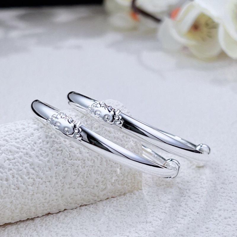 Серебро 9999 года, браслет «Мир, маленький дракон», пуш-пул, детский браслет «Год Лунга», парный браслет, детский зодиак, подарок на полнолуние