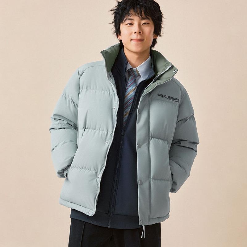 Skechers Down Jacket Unisex Phantom Light Gray L425U008-05CQ