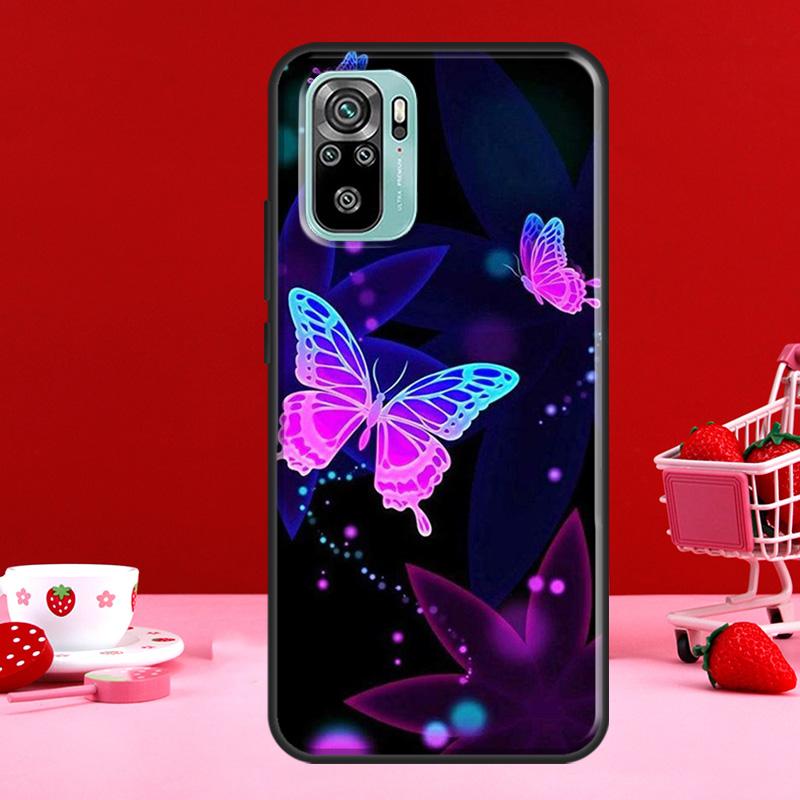 Красивый чехол с бабочкой для Redmi Note 10 Pro, чехол для Redmi Note 11 Pro Note 8 9 Pro 9S 10S 11S 9C 9A 9T