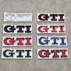 Hot 3D Metal Logo GTI Badge Car Front Grille Emblem Rear Trunk Sticker For Volkswagen VW Golf 4 5 6 7 3 MK2 MK3 MK4 Mk5 Polo Tig