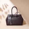 Women's Tote Briefcase Large Capacity Tote Bag Handheld Leather Commuting Versatile Niche Women's Bag