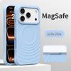 Магнитный Чехол Для Телефона Для iPhone 17Pro Air 16 15 14 17 Pro Max Чехол Для Magsafe Беспроводной Зарядки Силиконовый Мягкий Чехол Волна