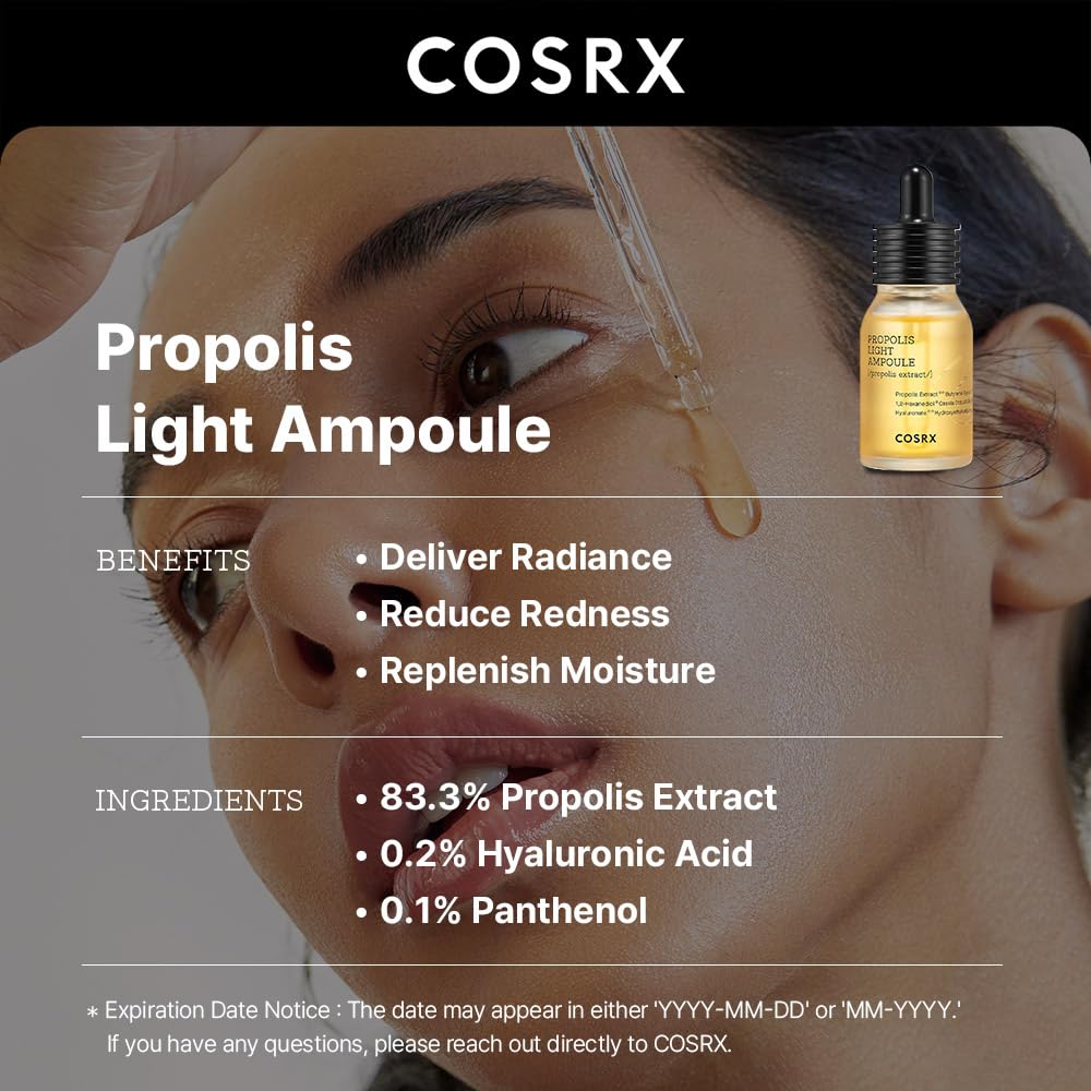 COSRX Full Fit Propolis Light 30 мл Fit Propolis Light Ампула, / 1,01 жидких унций/полная (пункт)