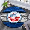 Круглый ковер FC Hansa Rostock, Ковер для гостиной, спальни, дивана, игровой комнаты, Декор, Нескользящий коврик для пола