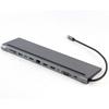 12‑in‑1 Docking Type‑C To Dual HDMI Same Screen Display USB VGA PD RJ45 Docking Station
