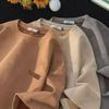 Мужская свободная повседневная футболка с коротким рукавом в корейском стиле - модный летний топ из Гонконга