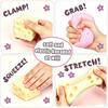 Square Cheese Slow Rising Fidget Toy Soft TPR Squeeze  for Kids Boys Girls Birthday Surprise Gift