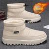 Fashion New Men Winter Snow Boots for Waterproof Cloth Boots Super Warm Men's Boots Outdoor Male Hiking Boot Work Shoes Platform Botas