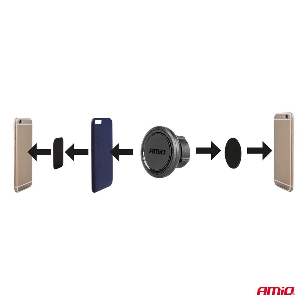 360° Magnetic Car Phone Holder for Cockpit Amio-04140