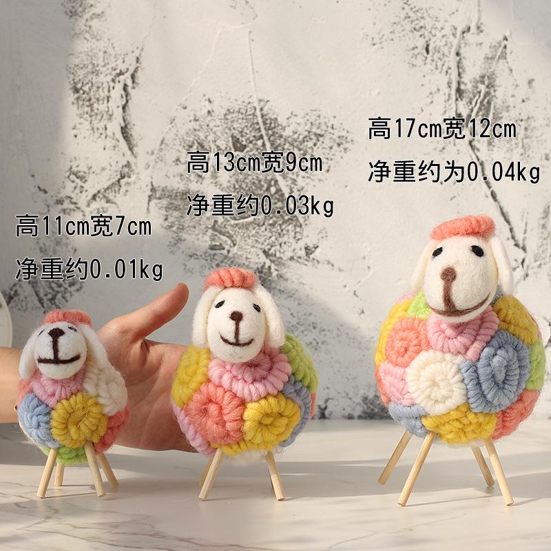 Creative Home Lovely Wool Felt Decoration Girls Bedroom Children Room Decoration Office Desktop Small Furnishings