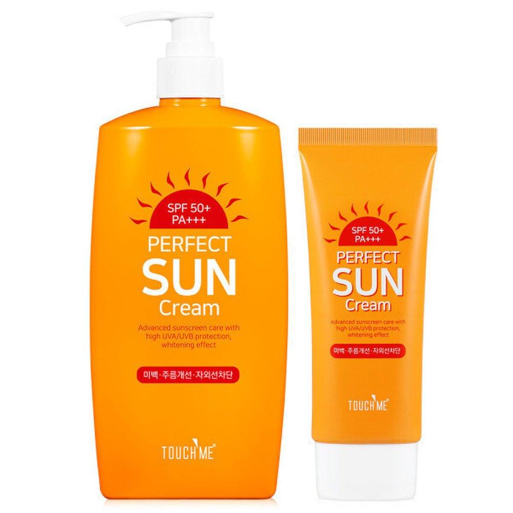 TOUCH ME Tone-Up Sun Cream Large Capacity 500ml+60ml Golf Sports Body Sun Cream Sunblock Without Eyestrain
