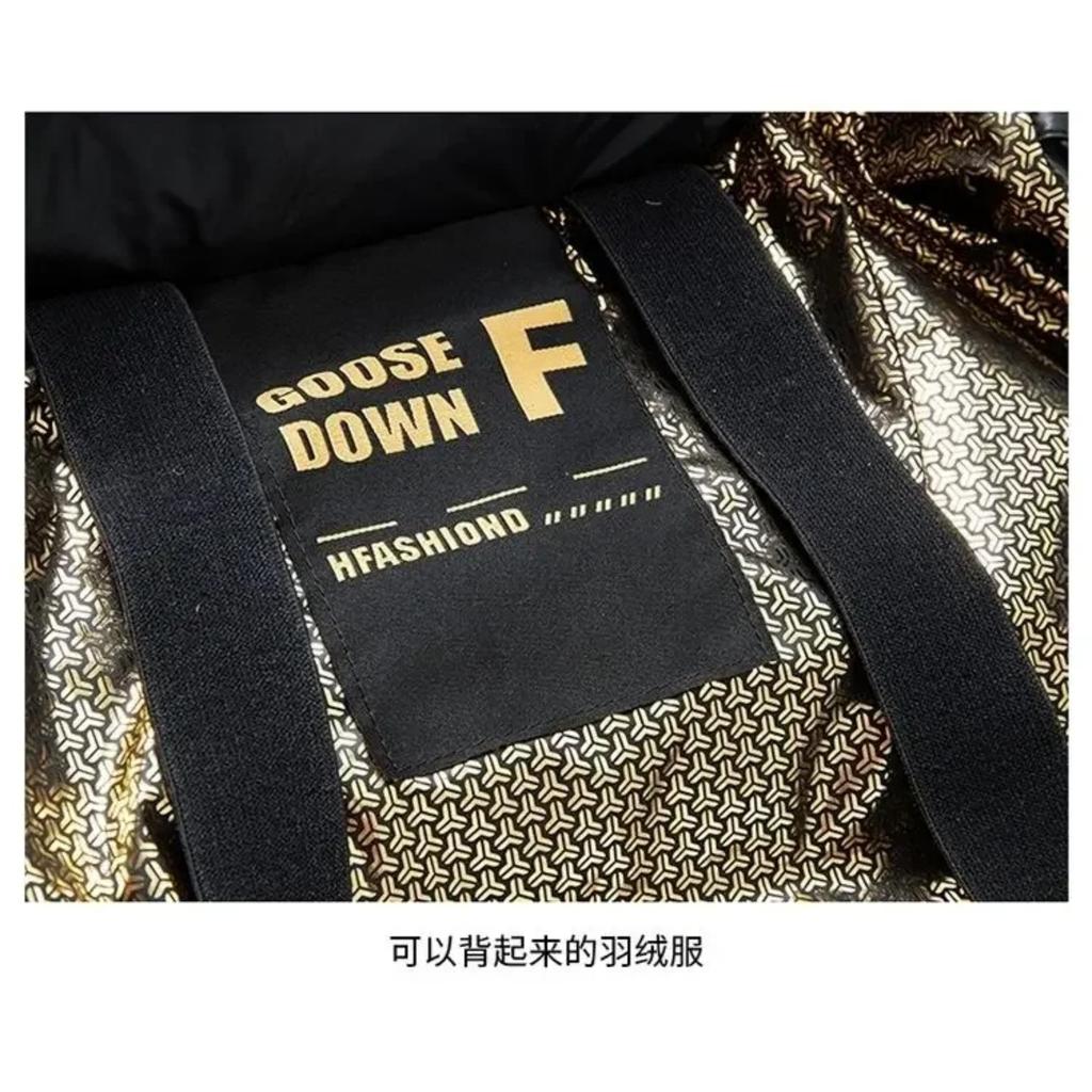 Новая мужская куртка с капюшоном на гусином пуху для осени и зимы, роскошная, модная, повседневная, для улицы, водонепроницаемая и теплая пуховая куртка