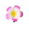 Frangipani Flower Hair Clip Plastic Girls Duckbill Clip Sweet Gradient Flower Hairpins  Streetwear