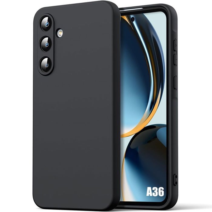 Case for Samsung Galaxy A36 5G - Ultra Slim Anti-Scratch Black - BOOLING®