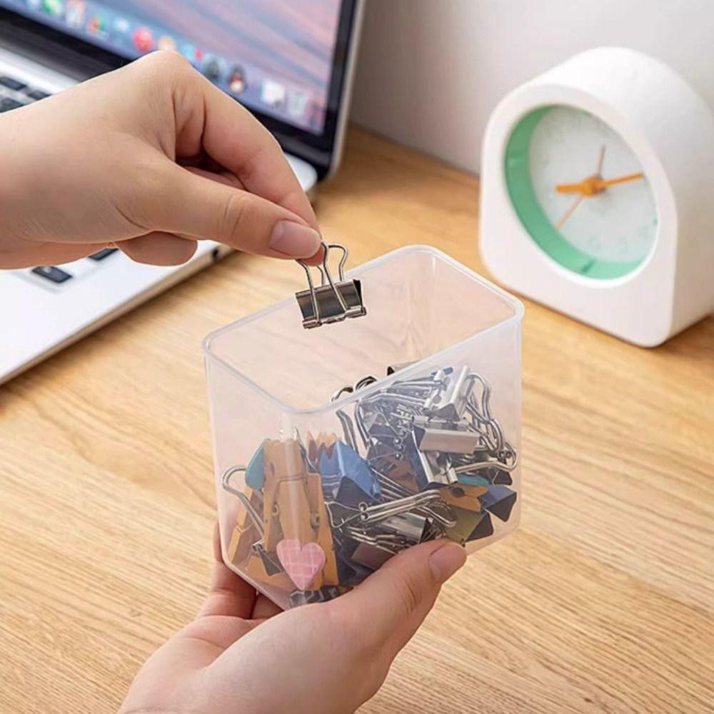 Large Capacity Wall Mount Pen Pencil Holder Multifunction Stationery Organizer School Supplies