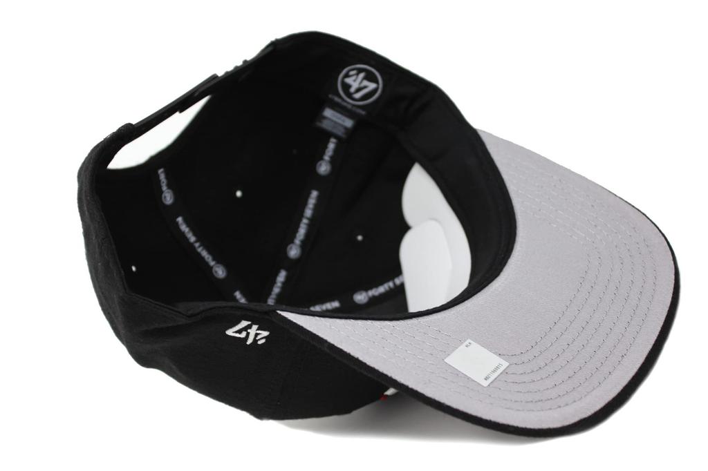 [Forty Seven Brand] Cap BLACK NO SHOT 47 CAPTAIN NBA Chicago Bulls
