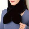 Plush Scarf Fashionable And Versatile Women's Thickened Plush Neckband Imitation Collar
