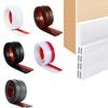 1m Porous Windproof Sealing Strip Adjustable Soundproof Anti-Cold Gap Door Bottom Weather Strip Flexible Self Adhesive Strip