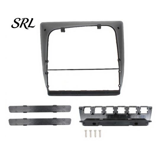 Car Radio Panel Fascia 9-Inch Navigation Frame Kit for LADA 2110/2111/2112, Dash Mounting Console with Screws Android Screen, Center Replacement
